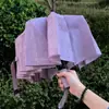 Guarda-chuva Que Floresce Quando Exposto à Água, Alto Valor Estético para Meninas, Ampliado, À Prova de Vento, Espessado, Uso Duplo para Sol e Chuva, Proteção Solar, Pequeno Guarda-chuva Automático Portátil