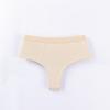 Tanga de Cintura Alta para Mujer al Por Mayor Personalizada 114 Cintura Alta 40 Unidades Algodón Peinado Calzoncillos Sexy que Cubren los Glúteos