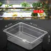 Caixa de exposição para barraca de pescaria de frutas suprimentos para barraca armário de bacia funda caixa bandeja para prato de fruta cozida com iogurte prato de salada