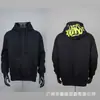 Sudadera con capucha de forro polar y espuma estilo Synaworld American Drill High Street Hip-Hop Pantalones Deportivos de Moda para Hombre