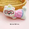 Pingente Animal de Pelúcia Cartoon Deitado Filhote Fofo Panda Capivara Porquinho da Índia Boneca Broche Pingente de Bolsa