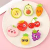 Broche de fruta de acrílico de desenho animado, patch de acrílico DIY, pingente para roupa, mochila, pequeno acessório de decoração, pequeno presente