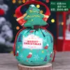 Saco de Embalagem para Maçã do Amor de Natal Saco de Presente do Papai Noel Saco de Presente Saco de Maçã do Amor de Natal de Veludo Dourado