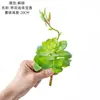 Flores de Loto Artificiales al por Mayor con Tallos, Flores Falsas, Plantas Verdes, Manualidades para Decoración de Bodas, Estilo Ins, Fabricante Transfronterizo