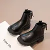 Botas Martin para Niñas 2026 Nuevo Estilo Primavera y Otoño Botas Individuales de Princesa para Niños Botas de Algodón Cálidas Forradas de Lana Otoño e Invierno