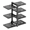 Estante de Almacenamiento para Cocina Estante para Ollas y Tazones Esquinero de Encimera Estante para Especias Estante para Ollas de Gabinete Estante de Almacenamiento de Platos en Capas para Esquina