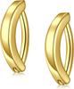 Piercings de Umbigo Transfronteiriços de Aço Inoxidável para Homens e Mulheres, Piercings de Umbigo Unissex com Diamantes, Body Piercing, Botões de Umbigo Lisos, Estilo Luxo Leve