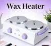 Máquina de Terapia de Depilación con Cera de Parafina de Doble Calentador para Exportación Transfronteriza, Máquina Multifuncional Inteligente de Ajuste de Temperatura, Máquina Derretidora de Cera en Grano de Doble Recipiente, Cera