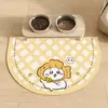 Alfombrilla Alimentación Mascota Gato Perro Pelo Liso de Fábrica Barro de Diatomeas Absorbente Resistente a la Suciedad Fácil de Cuidar Manteles Individuales Antideslizante A Prueba de Salpicaduras Alfombrilla para el Suelo