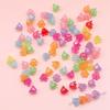 Colgante de orquídea con campana de acrílico transparente esmerilado de AliExpress, joyería artesanal, pulsera, collar, joyería.