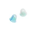 Campanita Bicolor Color UV Chapado Material para Colgante de Aretes Hechos a Mano DIY Cadena de Teléfono Móvil Accesorios de Joyería con Cuentas