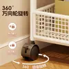 Estantería para Uso Doméstico, Librería de Múltiples Niveles para Montar en la Pared, Gabinete de Almacenamiento y Exhibición de Pie, Estante Móvil para Juguetes, Libros y Snacks para la Sala de Estar