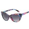 Gafas de sol de moda europea y americana, gafas de sol de ojo de gato para mujer, gafas de sol de cara redonda, muy populares en AliExpress.