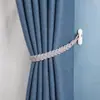 Directo de fábrica moderna simple algodón cortina correa correa cuerda tejida a mano trenzado creativa magnética hebilla de cortina cordón