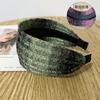 Diadema de punto antideslizante con dientes anchos y presión para el cabello, color blanco, transpirable, para mujer, venta al por mayor
