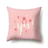 Funda de almohada de poliéster decoración de coche funda de almohada con estampado para el hogar QTP10