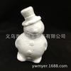Boneco de neve de isopor de 17 cm direto da fábrica, decoração de Natal, boneco de neve faça você mesmo, modelo de boneco de neve