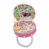 Accesorios para el cabello de niños, set de pinzas para el cabello de niñas en caja de regalo, adorno para el cabello de niña pequeña, pasador, liga para el cabello de princesa, nueva joyería con banda elástica