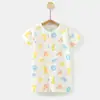 Enterizo de Manga Corta para Niños, Algodón para Bebé Estilo Verano Delgado, Mameluco de Manga Corta para Niños Pequeños, Ropa Infantil, Clase A