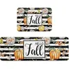 Amazon Halloween Terciopelo de Cristal Juego de Dos Piezas para Cocina Alfombrillas Resistentes a Manchas Fáciles de Cuidar Baño del Hogar Alfombrillas Absorbentes de Agua de Secado Rápido