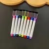Set de 8 Plumas para Pizarra Blanca de Colores en Bolsa con Borrador de Cinta Magnética Pluma Marcadora Negra de Colores Pluma para Pizarra Blanca Borrable Base Agua