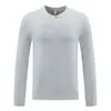 Camiseta de Manga Larga con Cuello Redondo para Hombre Otoño Europeo y Americano 2023 Amazon Suelta Pulóver Casual Camisa de Manga Larga para Hombre