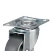 Ruedas pequeñas rueda universal rueda de goma elástica rueda de goma giratoria mueble rueda de ángulo pequeño TPR ruedas de goma al por mayor