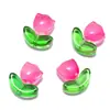 Pétalos de Tulipan de Vidrio con Gradiente de Colores Cuentas de Vidrio Cuentas Sueltas Joyería Hecha a Mano DIY Pulsera Collar Accesorios con Cuentas