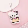 Lindo Colgante de Muñeca Kt Cat Peluche Dibujos Animados Hello Kitty Adornos DIY Accesorios Colgante para Bolso Accesorios para Llaves