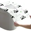 Cubiertas Desechables para Asiento de Inodoro Empacadas Individualmente Venta al por Mayor Hotel Anti-Suciedad Impermeables Engrosadas Papel para Asiento Fuente de Fábrica