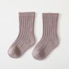 Meias para Bebê, Algodão Penteado Classe A, Abertura Ampla, Não Apertam, para Bebês e Crianças Pequenas, Meninos e Meninas, Meias de Cano Médio, Meias de Inverno Antiderrapantes para Crianças