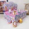 Nueva Bola de Cristal Park Giratoria Caja Sorpresa Dibujo Animado Mascota Linda Mini Adorno de Bola de Cristal Muñeca Linda Adorno de Caja Sorpresa