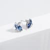 RAKOL Pendientes de botón de moda estilo coreano con incrustaciones de cobre y circonita AAA Pendientes para mujer de lujo ligero elegantes combinan con todo
