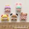 Cara Brillante Serie de Chicas Lindas Accesorios de Resina DIY Hecho a Mano Funda para Teléfono Móvil Pasador Pegatina para Nevera Decoración para Zapatos con Agujero