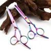 Tijeras de Peluquería Nepson de 6.0 pulgadas, Color Electroplateado, Tijeras para Cortar el Cabello, Tijeras Planas, Tijeras para Flequillo, Tijeras Entresacadoras, Cuchillas Entresacadoras