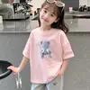 Nuevas Camisetas Elegantes para Niñas, Camisas para Bebés, Camisetas de Manga Corta de Algodón 100% Puro para Niños en Verano
