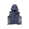 Roupa Masculina Beijie 2026 Primavera Novo Colete com Capuz Color Block para Exterior Masculino Tendência Sem Mangas Jaqueta Colete de Trabalho