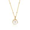 S925 prata esterlina natural pérola de água doce colar nicho design luz estilo de luxo estilo coreano personalizado contas de pão pingente de prata