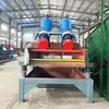 Máquina Recuperadora de Arena Fina, Máquina Integrada de Deshidratación por Vibración de Alta Frecuencia, Placa de Pantalla Ciclónica, Fabricante de Pantalla para Lodos de Carbón Tipo 1836, Lavado con Agua