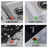 Cinta de Aluminio para Fibra de Vidrio Resistente a Altas Temperaturas Tela Protección Solar Impermeable Sellado de Tuberías Campana Extractora Cinta de Aluminio Platino Estaño Engrosada