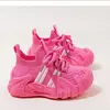 Calcetines para niños, zapatillas de papá, nuevos estilos de primavera y otoño, zapatos casuales transpirables para niños y niñas, antideslizantes, de suela gruesa, resistentes a impactos, zapatos para bebé de suela suave