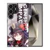 Adequado para Capa de Celular de Vidro Samsung S24 S25 Ultra Genshin Impact A16 Comércio Exterior Borda Macia S26 Capa Protetora Anime A70