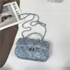 Bolso de Cadena con Patrón de Diamantes para Mujer 2026 Nuevo Bolso de Hombro de Moda para Mujer, Bolso Cruzado Pequeño Estilo Chanel para el Día a Día con un Toque de Lujo