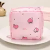 Bolsa de Desenho Animado para Absorventes para Meninas, Bolsa de Armazenamento Portátil para Período Menstrual, Armazenamento de Viagem