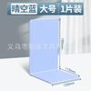 Suporte para livros em acrílico transparente simples tipo L, estante criativa para livros, atacado, defletor para separação de mesa de estudante