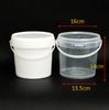 Cubo pequeño de plástico de grado alimenticio, cubo de plástico transparente engrosado con tapa, cubo para té con leche, cubo para embalaje de langosta, cubo para yogur