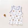 Chaleco sin costuras para niñas, Camisola de algodón puro Clase A para niños, Estilo coreano, Algodón suave, Chaleco de verano para bebé