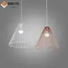 Araña nórdica posmoderna minimalista para restaurante, comedor, dormitorio, mesita de noche, lámparas creativas de una sola cabeza