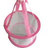 Cesta de Secado a Prueba de Viento Estilo Belleza Engrosada Bolsa de Red de Almacenamiento para Discos de Algodón Esponjas de Maquillaje Brochas de Maquillaje Ropa de Malla Encriptada al por Mayor