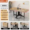 Mesa de comedor plegable para apartamentos pequeños, multifuncional para uso doméstico, adecuada para salas de estar y propiedades de alquiler, simple y portátil con ruedas, mesa plegable